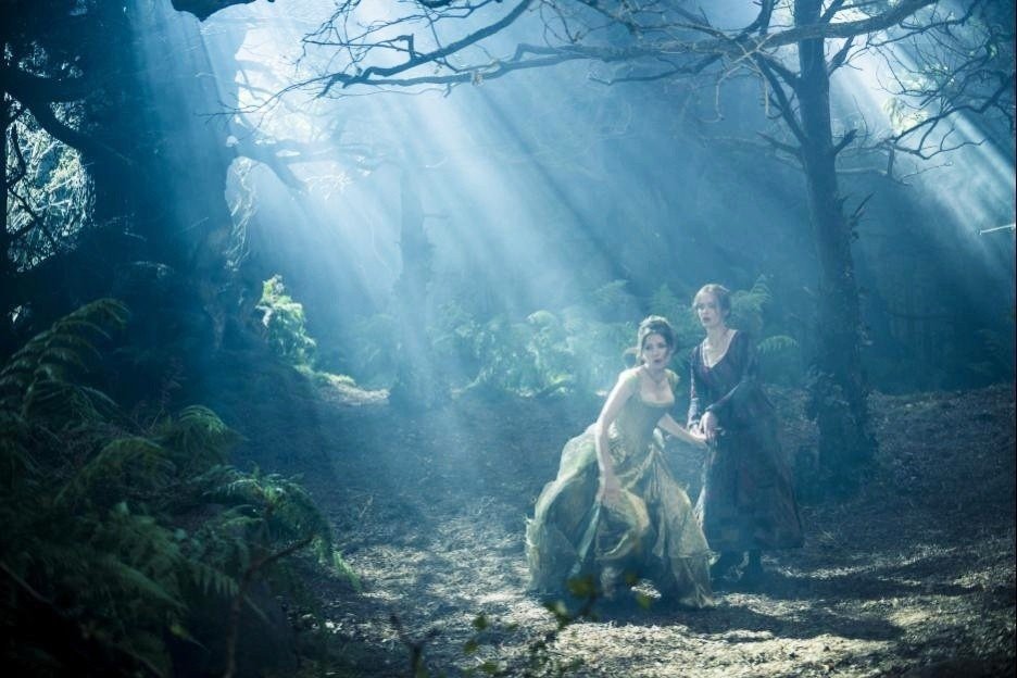 Anna Kendrick stars as Cinderella and Emily Blunt stars as The Baker's Wife in Walt Disney Pictures' Into the Woods (2014)