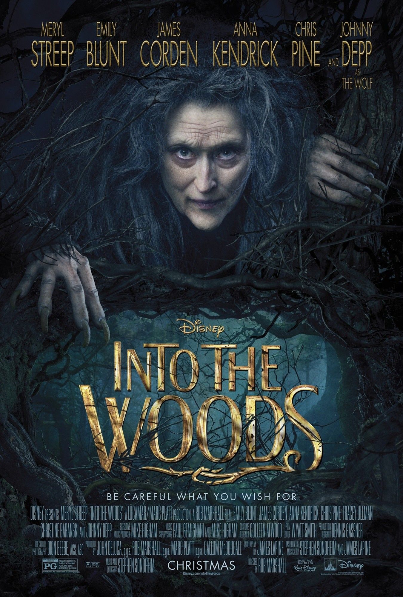 Poster of Walt Disney Pictures' Into the Woods (2014)