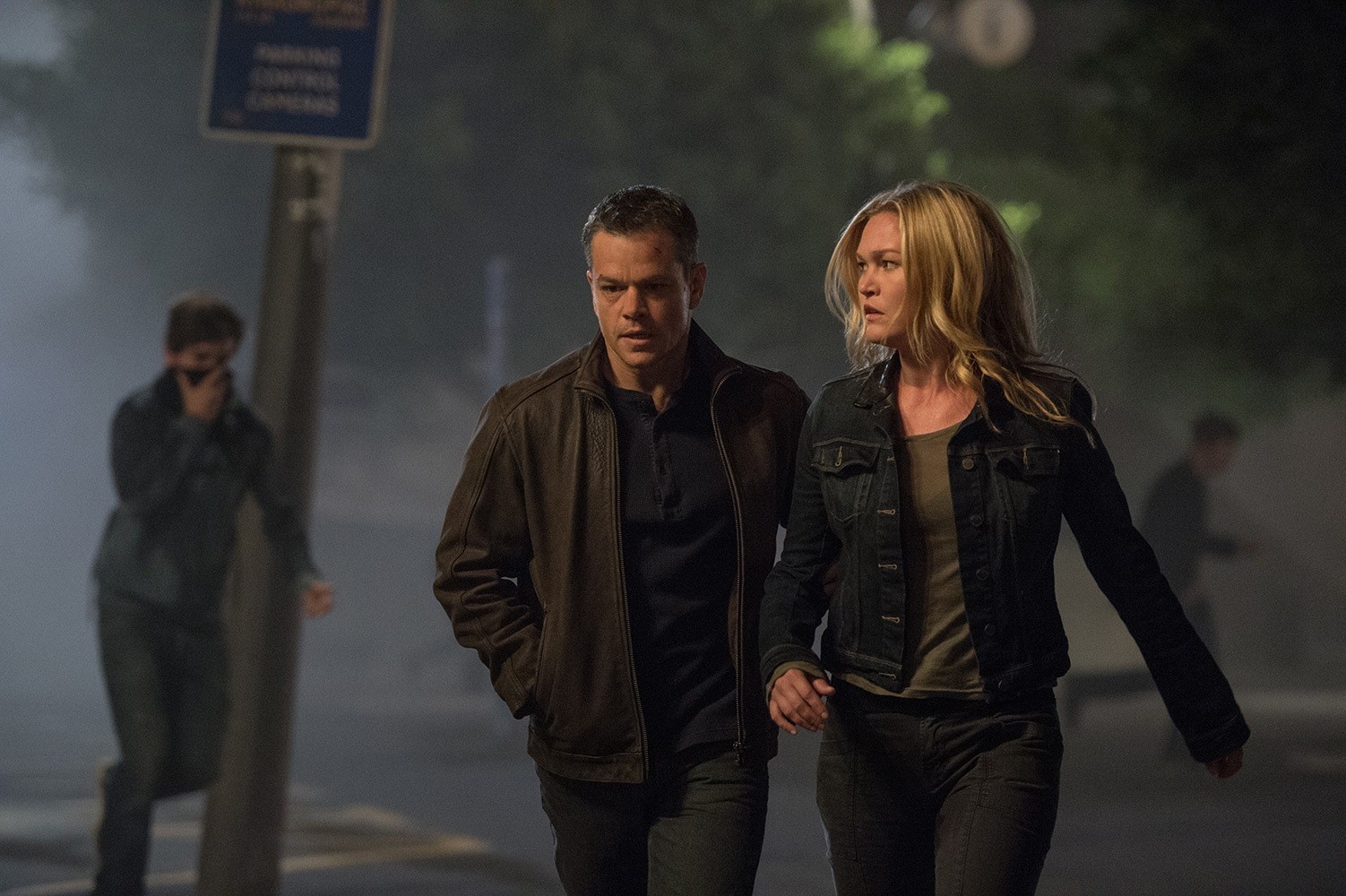 Matt Damon stars as Jason Bourne and Julia Stiles stars as Nicky Parsons in Universal Pictures' Jason Bourne (2016)