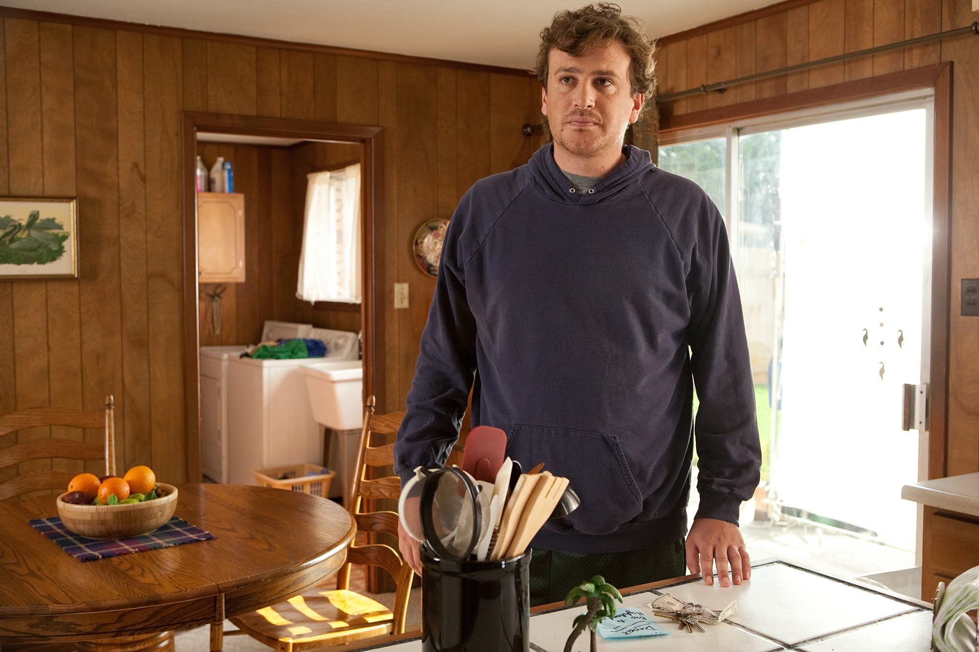Jason Segel stars as Jeff in Paramount Vantage's Jeff Who Lives at Home (2012). Photo credit by Hilary Bronwyn Gayle.
