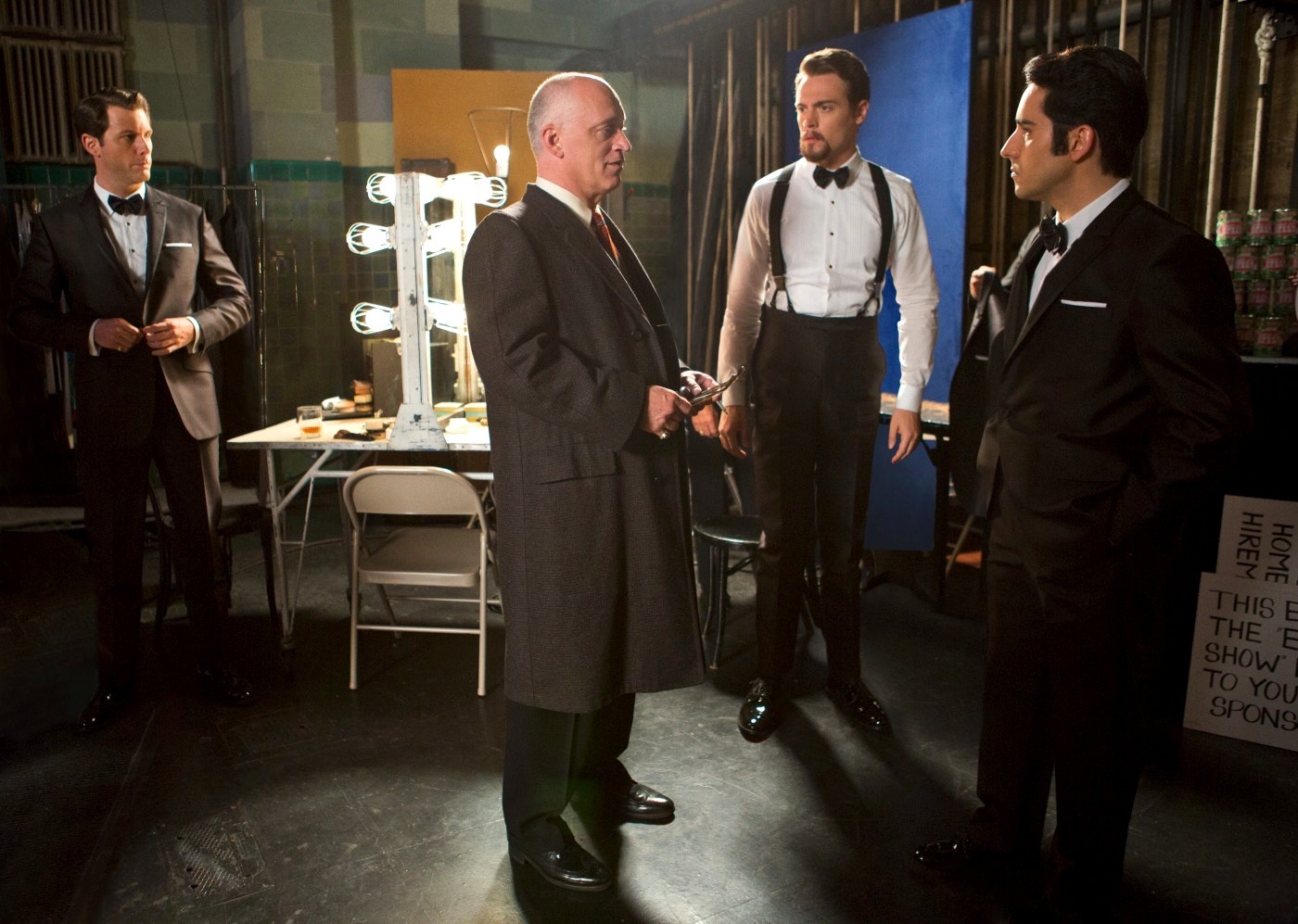Donnie Kehr, John Lloyd Young, Erich Bergen and Michael Lomenda in Warner Bros. Pictures' Jersey Boys (2014)