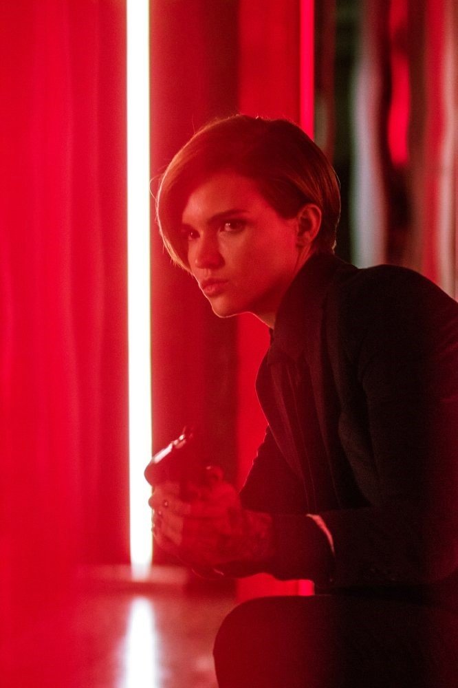 Ruby Rose stars as Ares in Summit Entertainment's John Wick: Chapter 2 (2017)