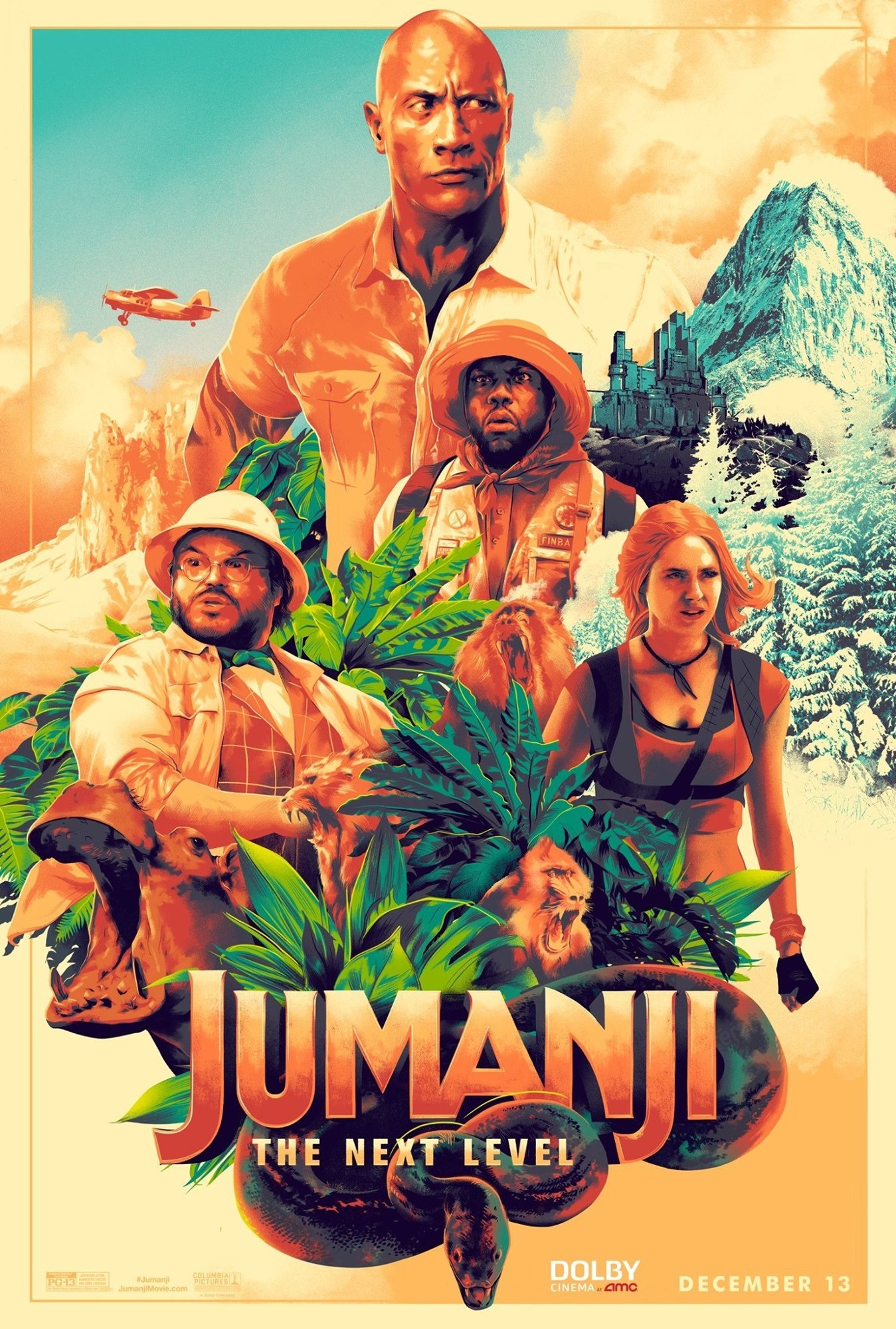 Poster of Sony Pictures' Jumanji: The Next Level (2019)