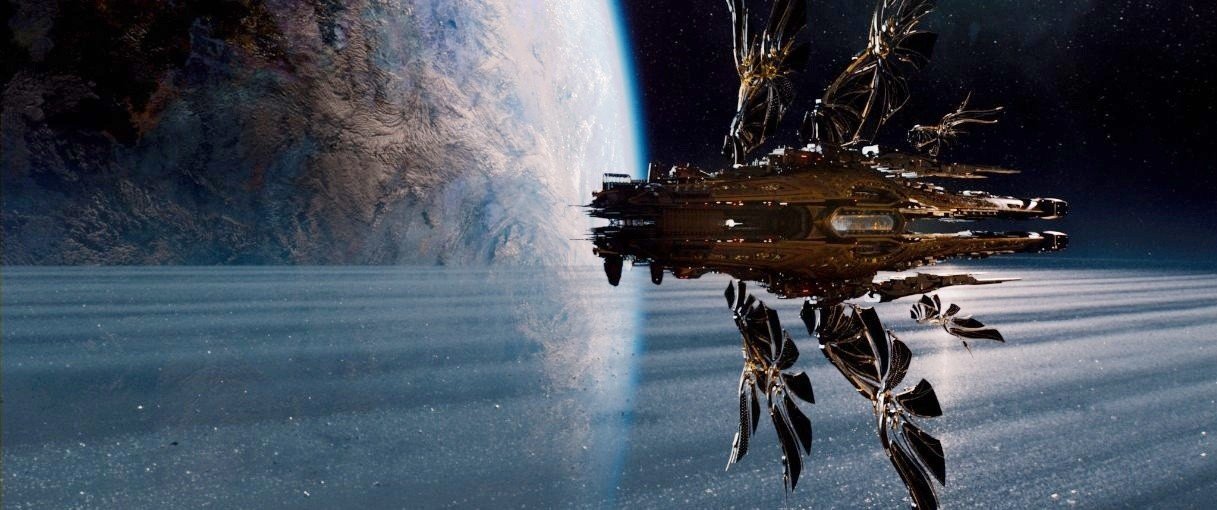 A scene from Warner Bros. Pictures' Jupiter Ascending (2015)