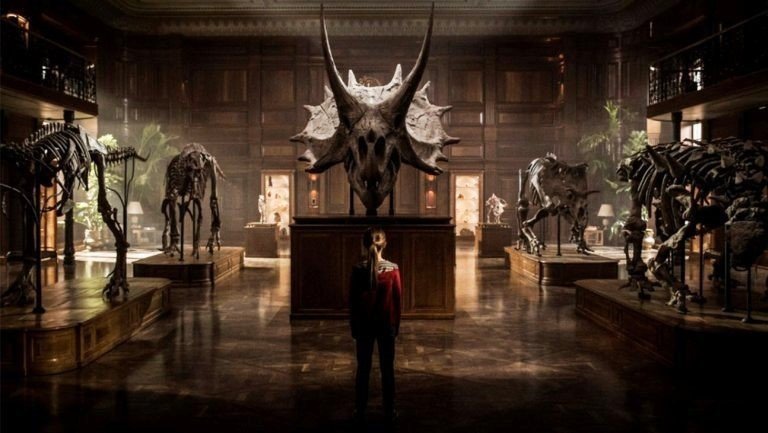 A scene from Universal Pictures' Jurassic World: Fallen Kingdom (2018)