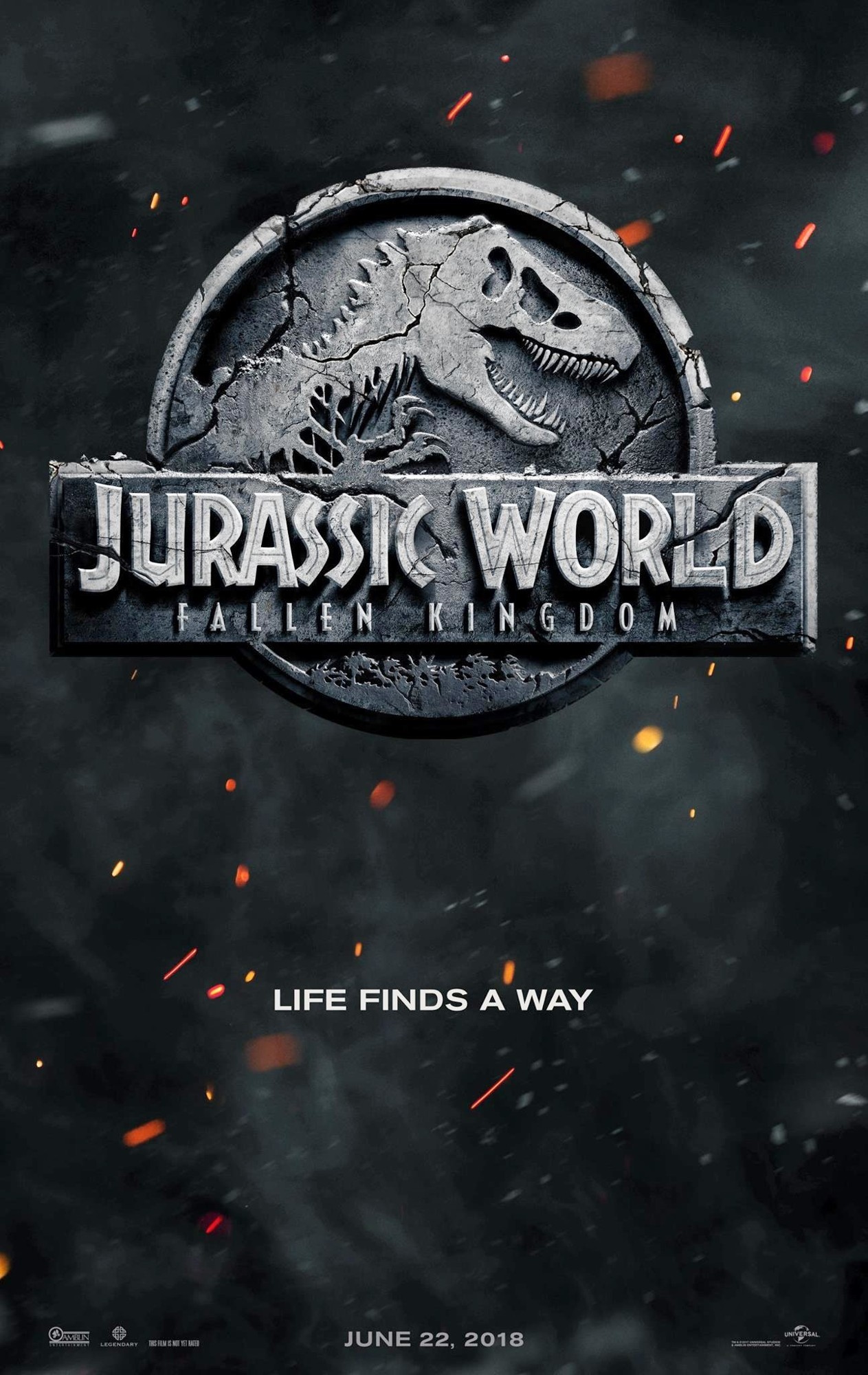 Poster of Universal Pictures' Jurassic World: Fallen Kingdom (2018)