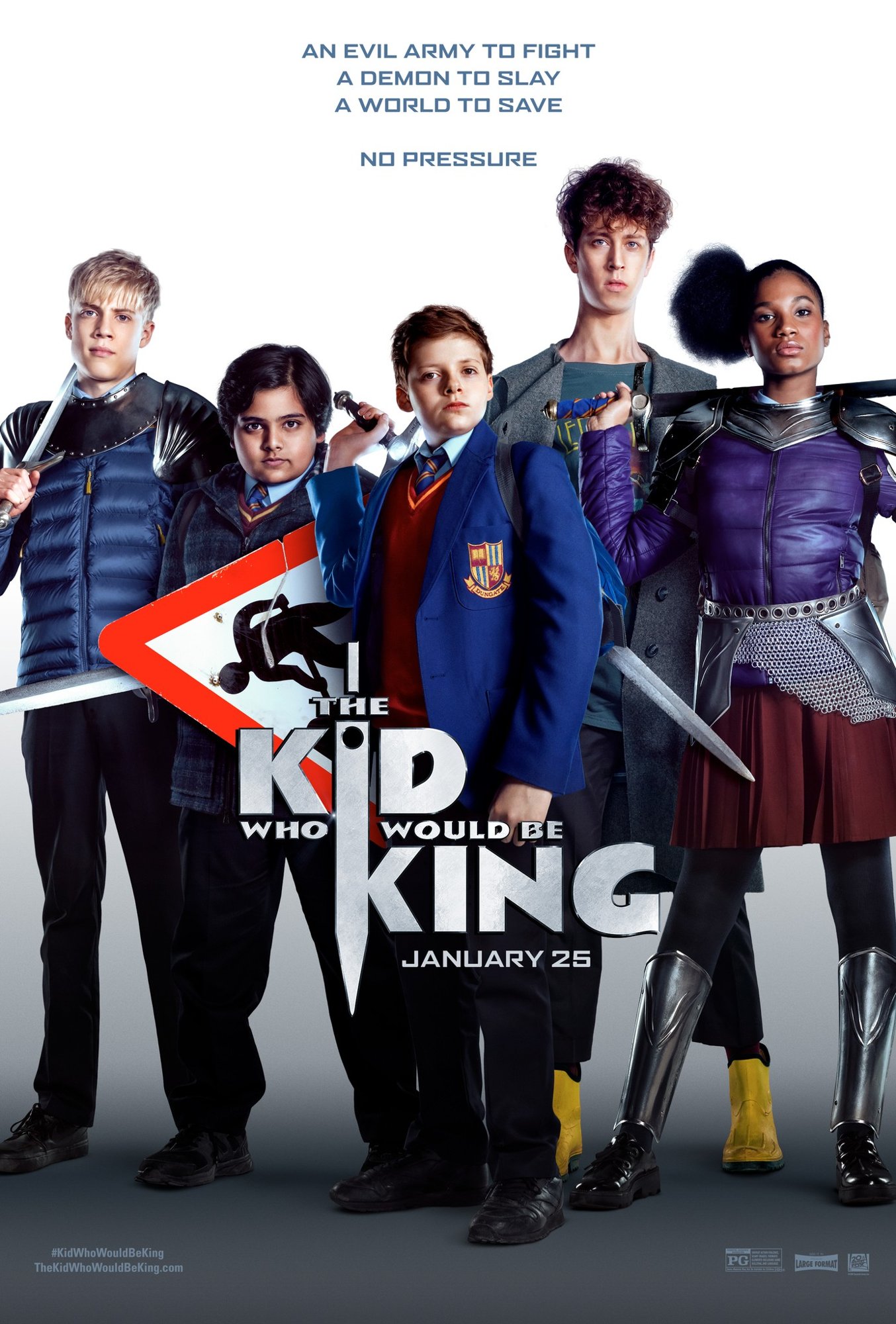 Poster of 20th Century Fox's The Kid Who Would Be King (2019)