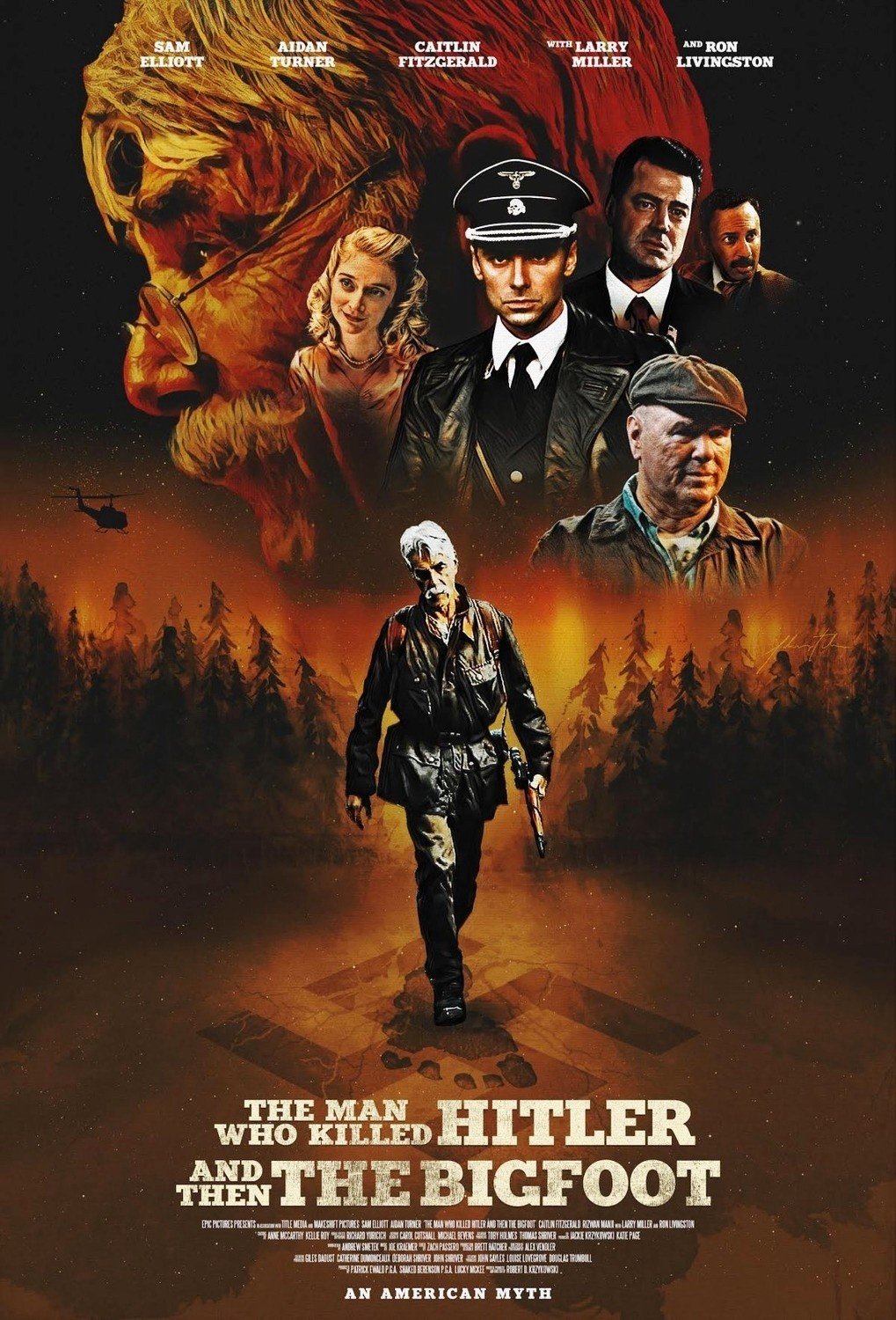 Poster of Epic Pictures Group's The Man Who Killed Hitler and Then the Bigfoot (2019)
