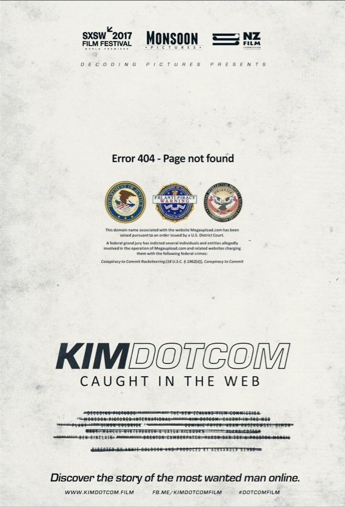 Poster of Gravitas Ventures' Kim Dotcom: Caught in the Web (2017)