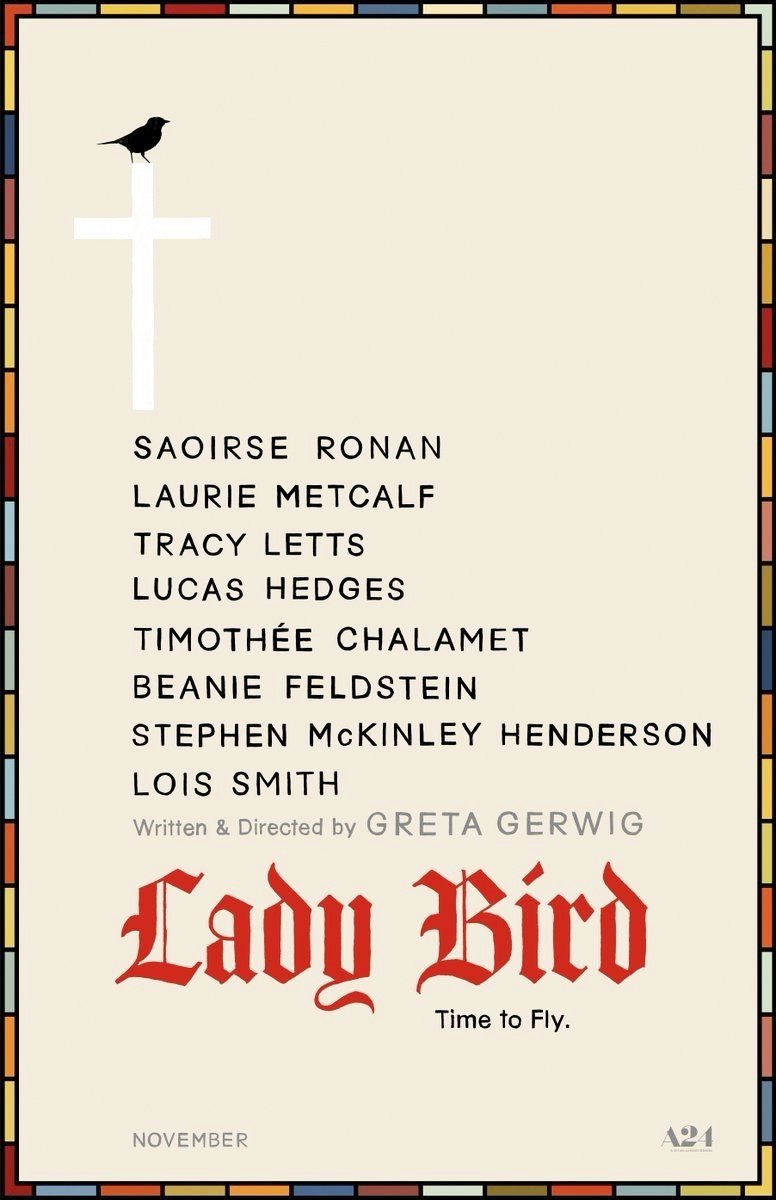 Poster of A24's Lady Bird (2017)