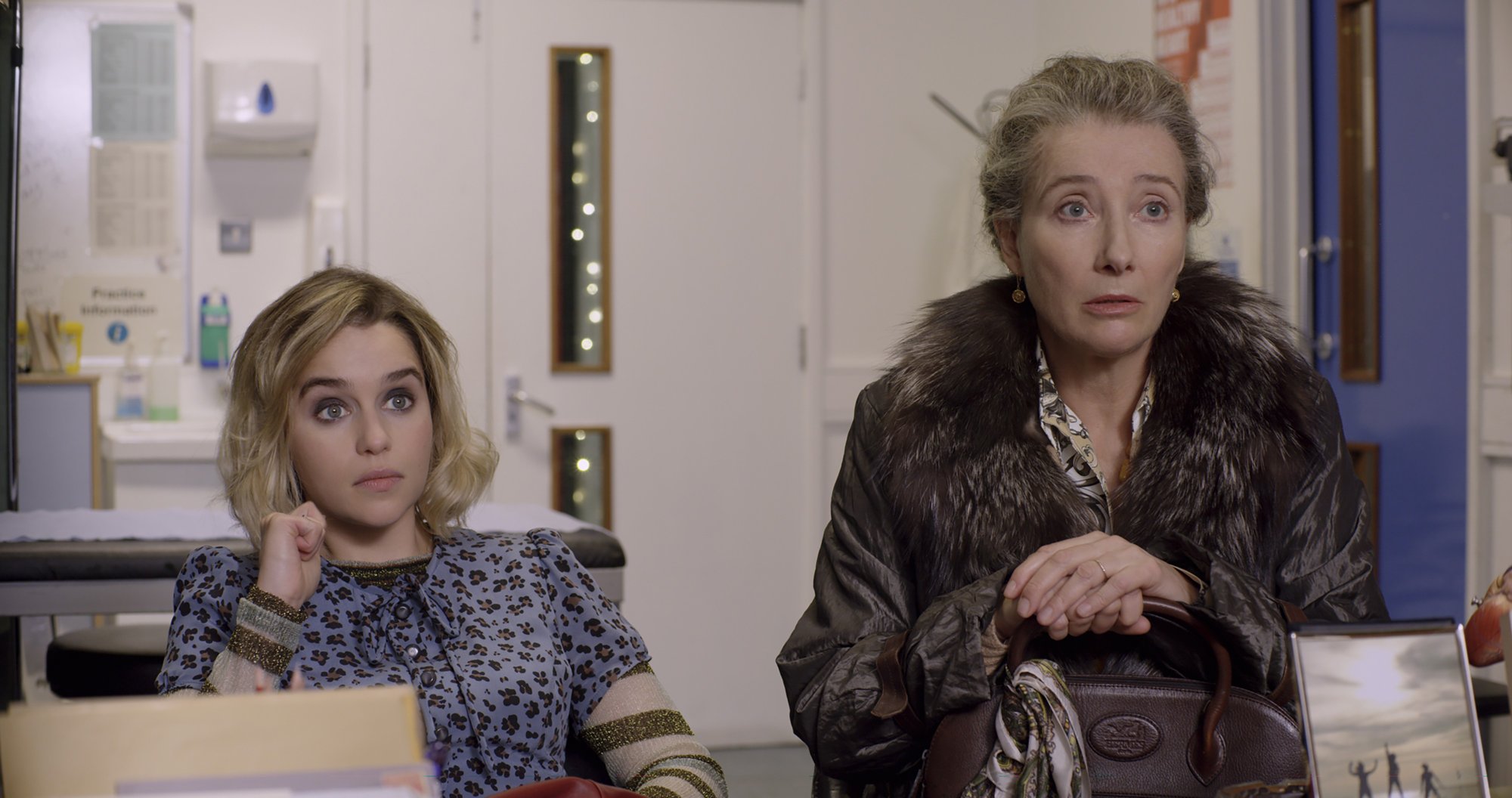 Emilia Clarke stars as Kate and Emma Thompson stars as Petra in Universal Pictures' Last Christmas (2019)