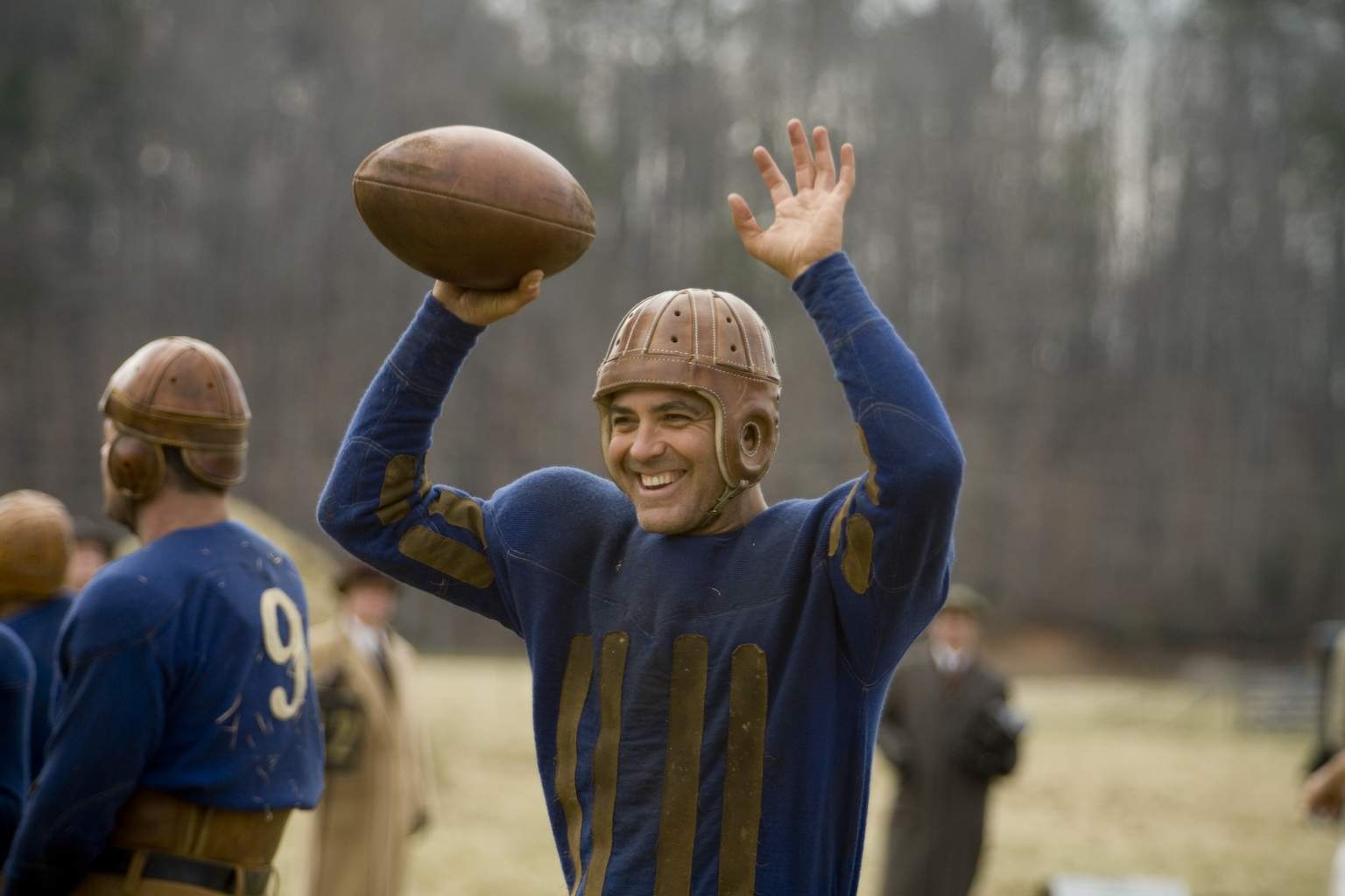 GEORGE CLOONEY as Bulldogs team captain Dodge Connolly  in Universal Pictures' Leatherheads (2008).