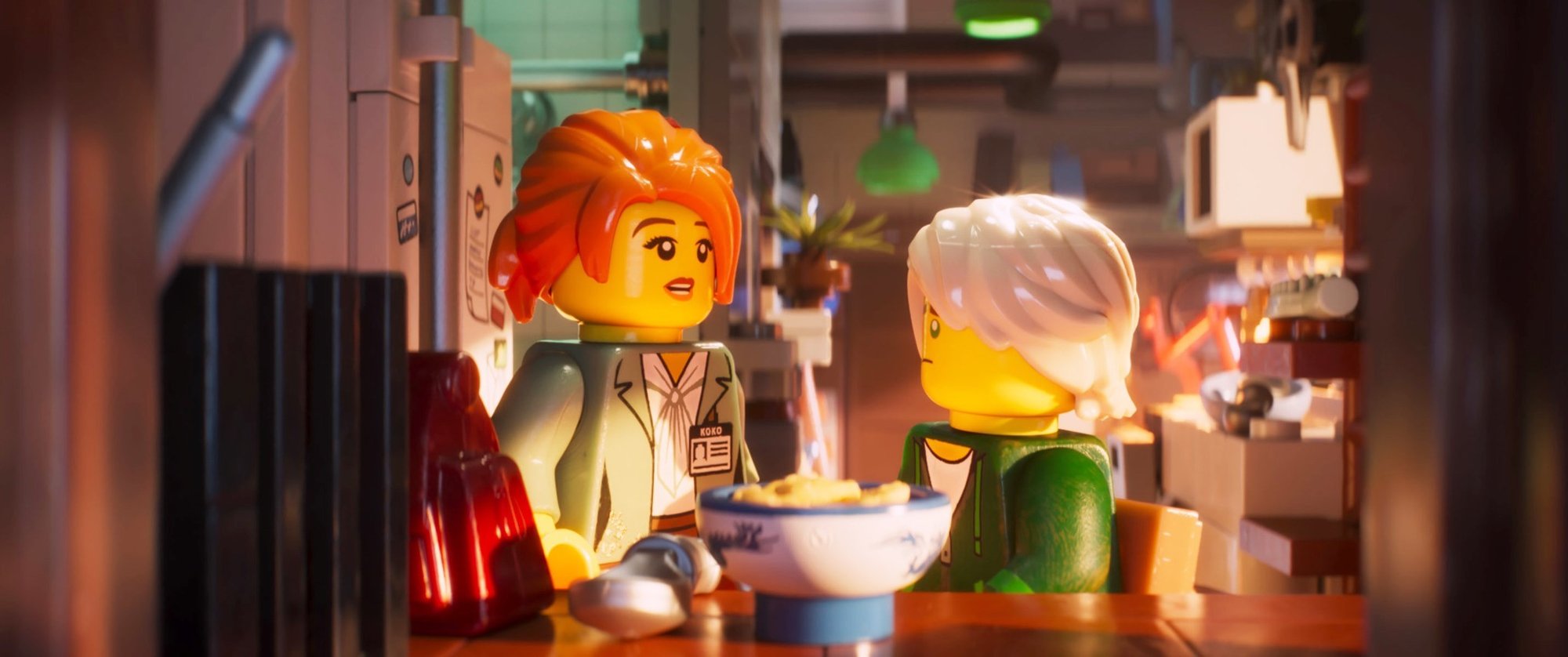 Koko and Lloyd from Warner Bros. Pictures' The Lego Ninjago Movie (2017)
