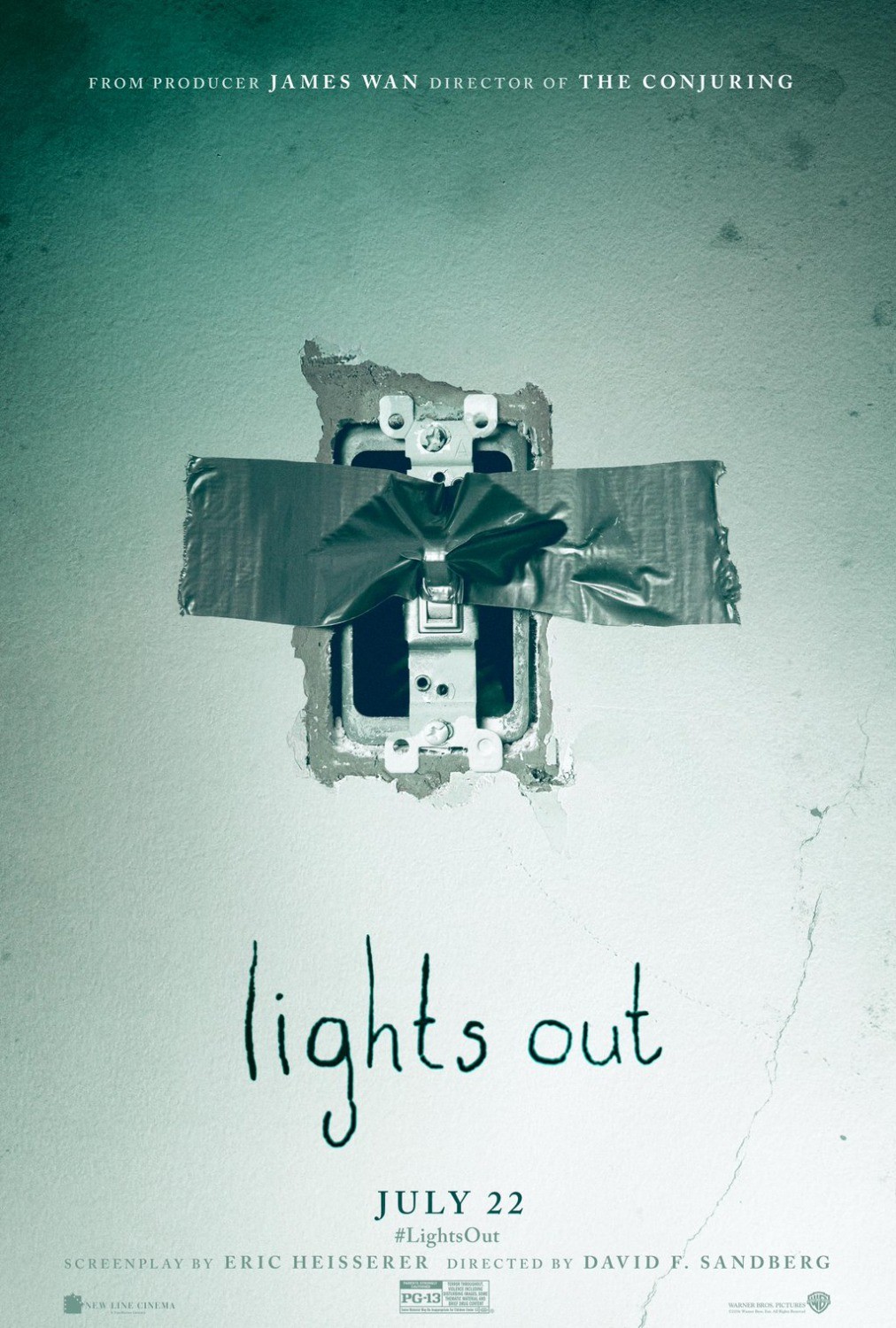 Poster of Warner Bros. Pictures' Lights Out (2016)