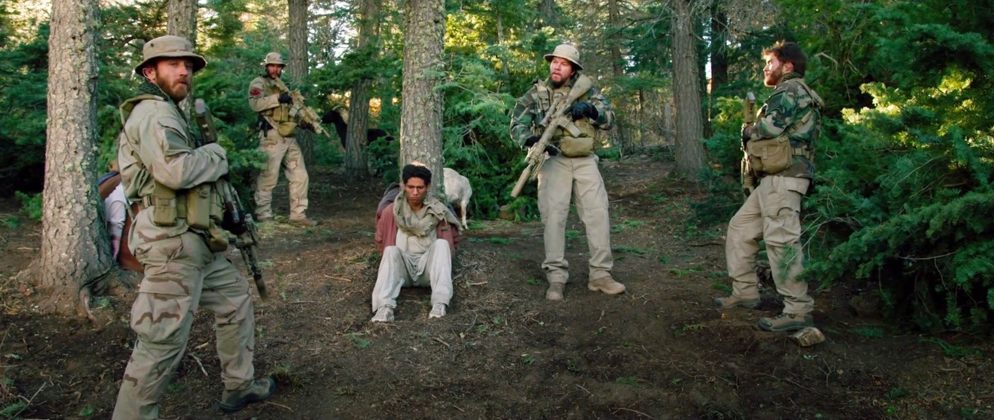 Ben Foster, Taylor Kitsch, Mark Wahlberg and Emile Hirsch in Universal Pictures' Lone Survivor (2014)