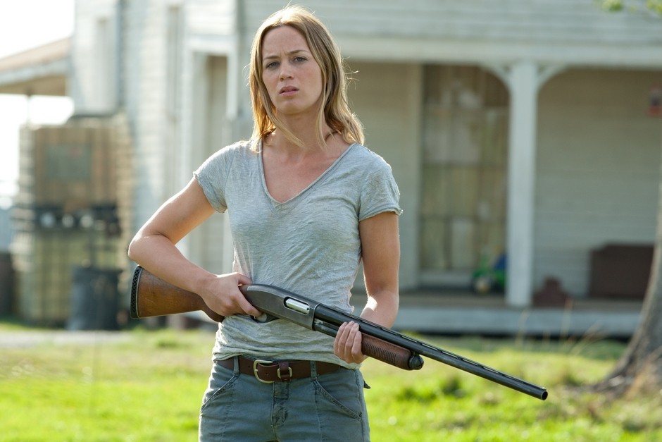 Emily Blunt stars as Sara in TriStar Pictures' Looper (2012)