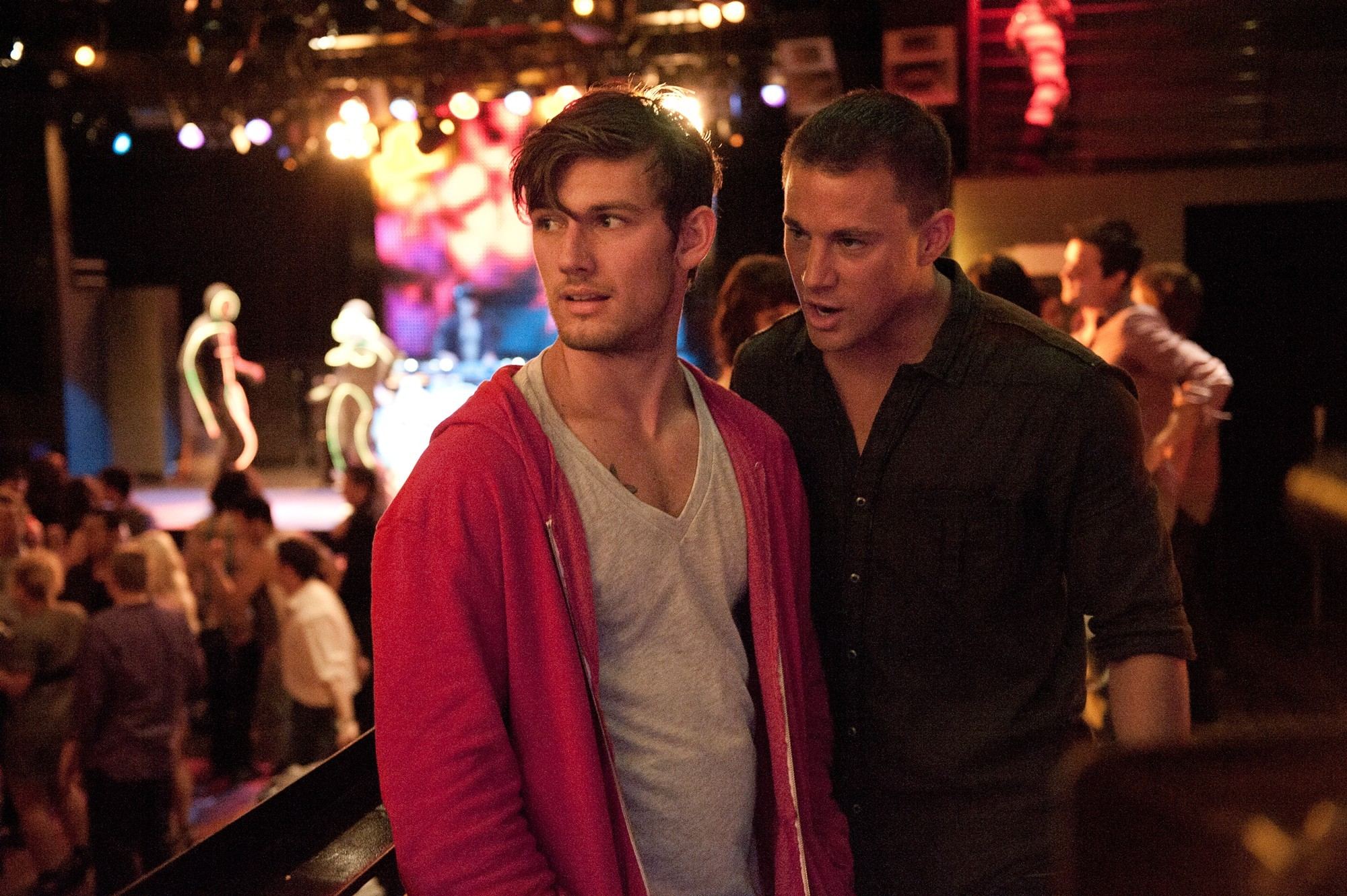 Alex Pettyfer stars as The Kid and Channing Tatum stars as Mike Martingano in Warner Bros. Pictures' Magic Mike (2012)