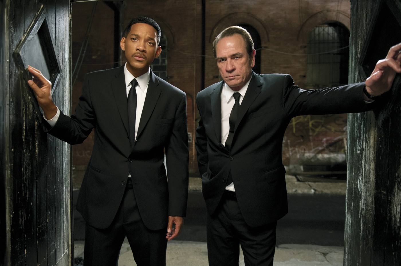 Will Smith stars as Agent J and Tommy Lee Jones stars as Agent K in Columbia Pictures' Men in Black 3 (2012)