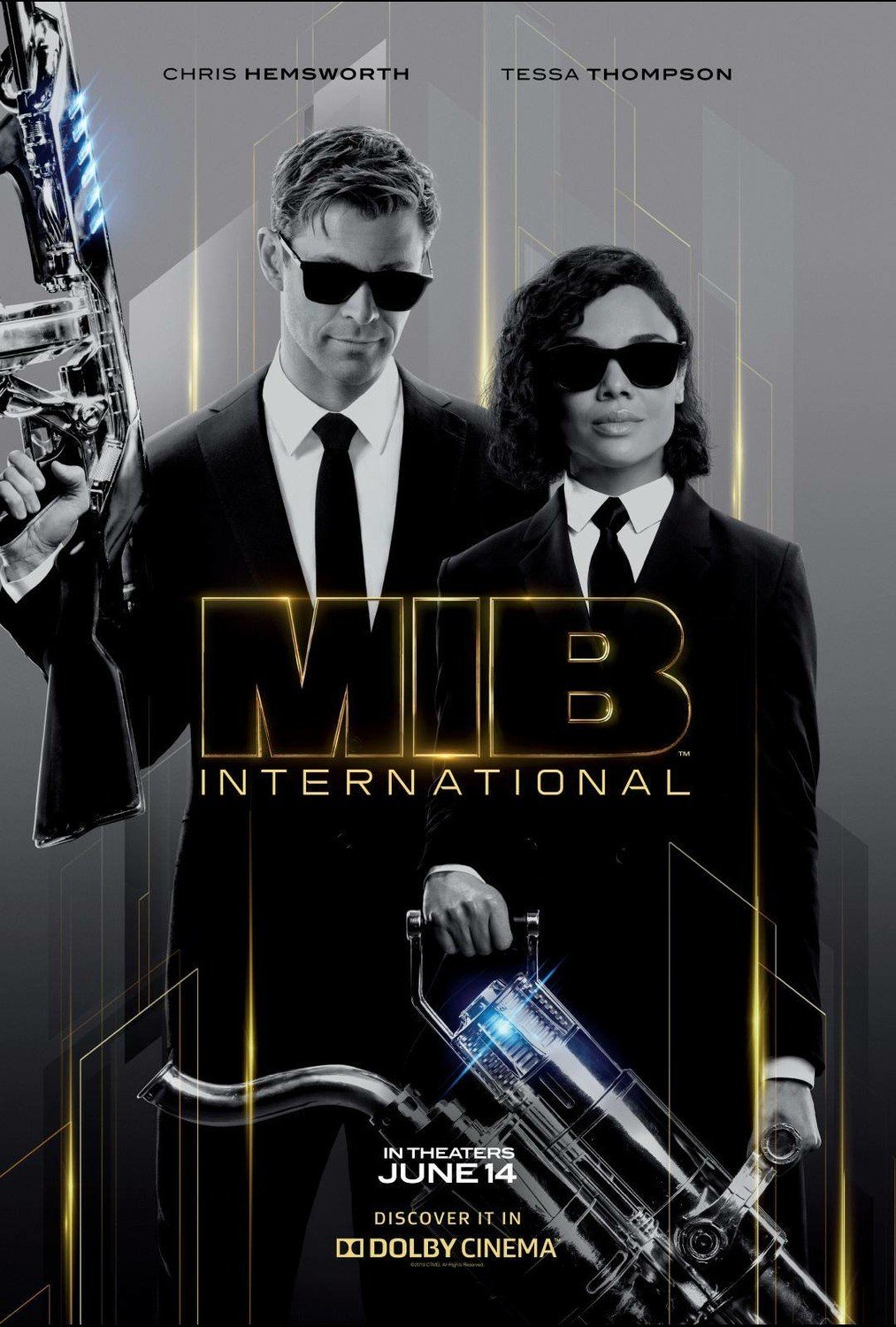 Poster of Columbia Pictures' Men in Black International (2019)