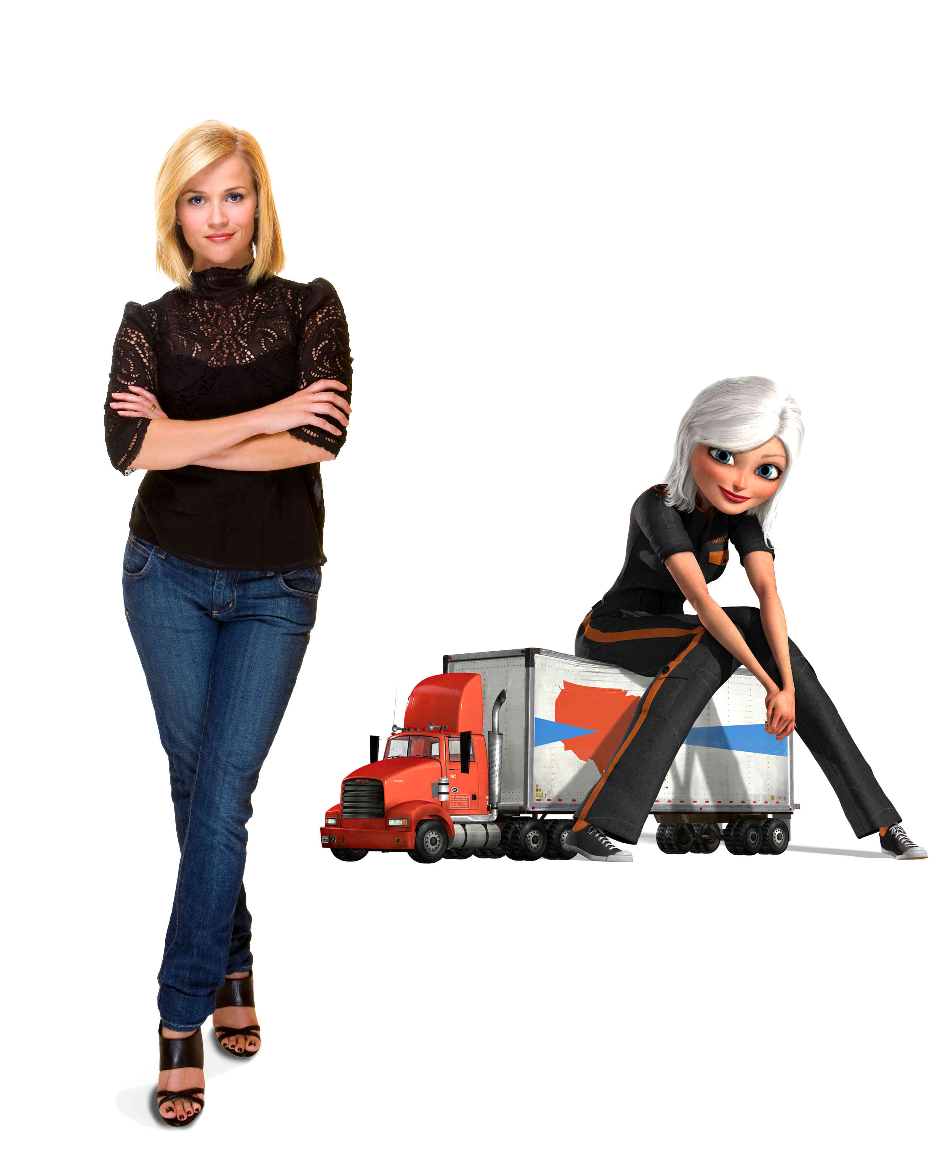 Reese Witherspoon voices Susan Murphy/Ginormica in Paramount Pictures' Monsters vs. Aliens (2009)