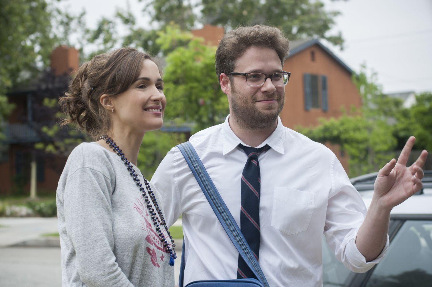 Rose Byrne stars as Kelly Radner and Seth Rogen stars as Mac Radner in Universal Pictures' Neighbors (2014)