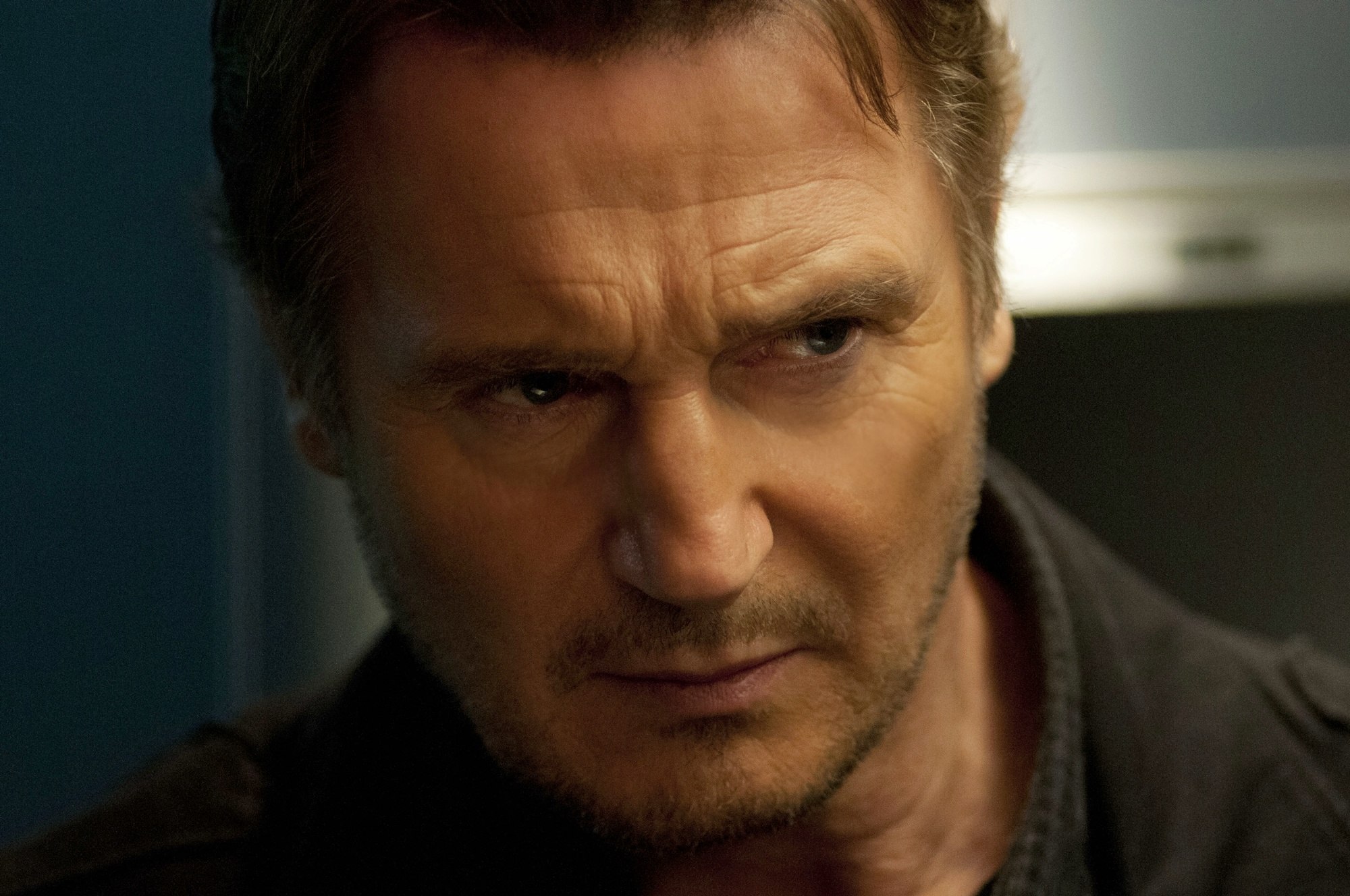 Liam Neeson stars as Bill Marks in Universal Pictures' Non-Stop (2014)