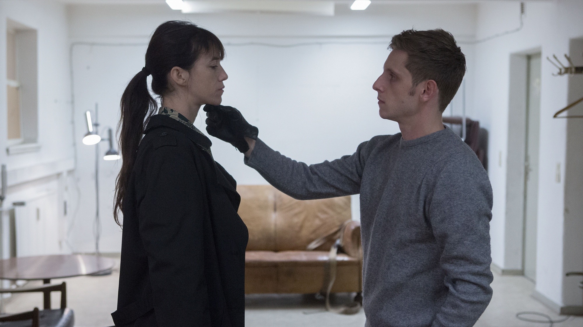 Charlotte Gainsbourg stars as Joe and Jamie Bell stars as K in Magnolia Pictures' Nymphomaniac (2014)