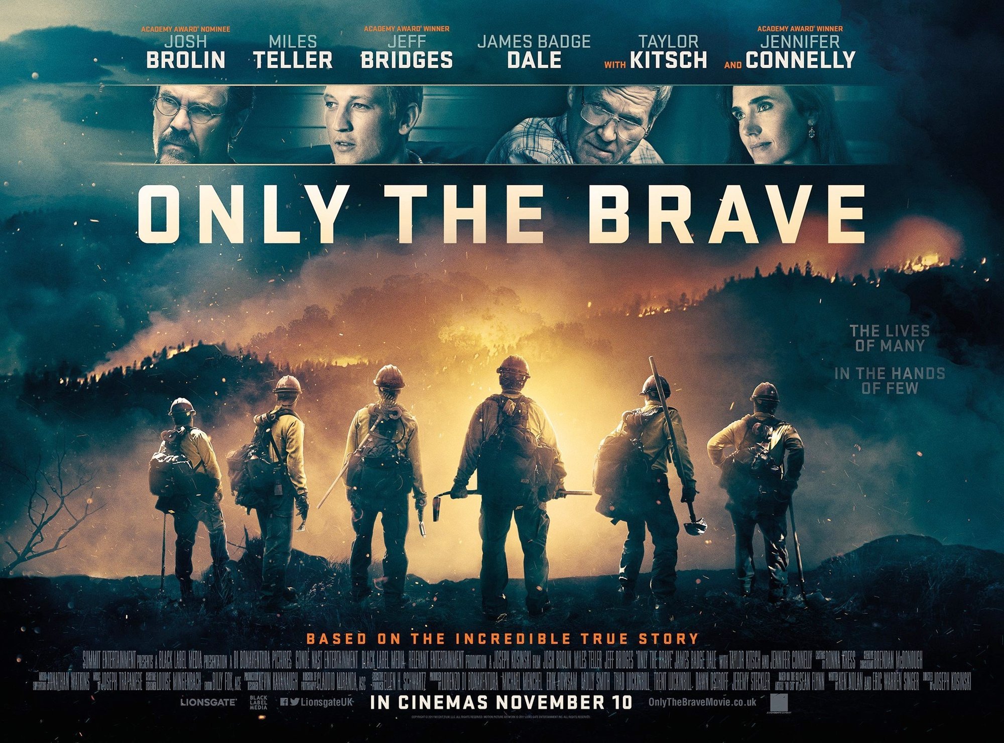 Poster of Sony Pictures' Only the Brave (2017)