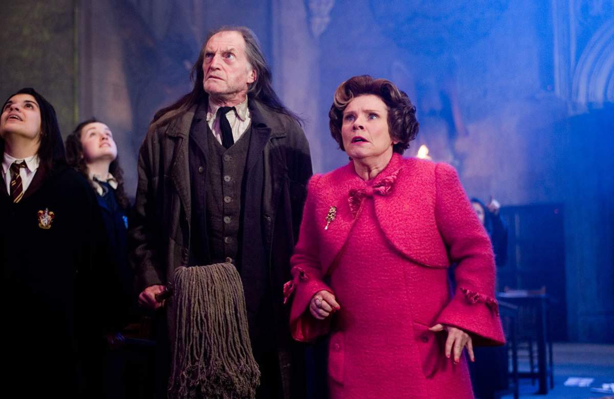 Imelda Staunton as Dolores Umbridge in Warner Bros' Harry Potter and the Order of the Phoenix (2007)