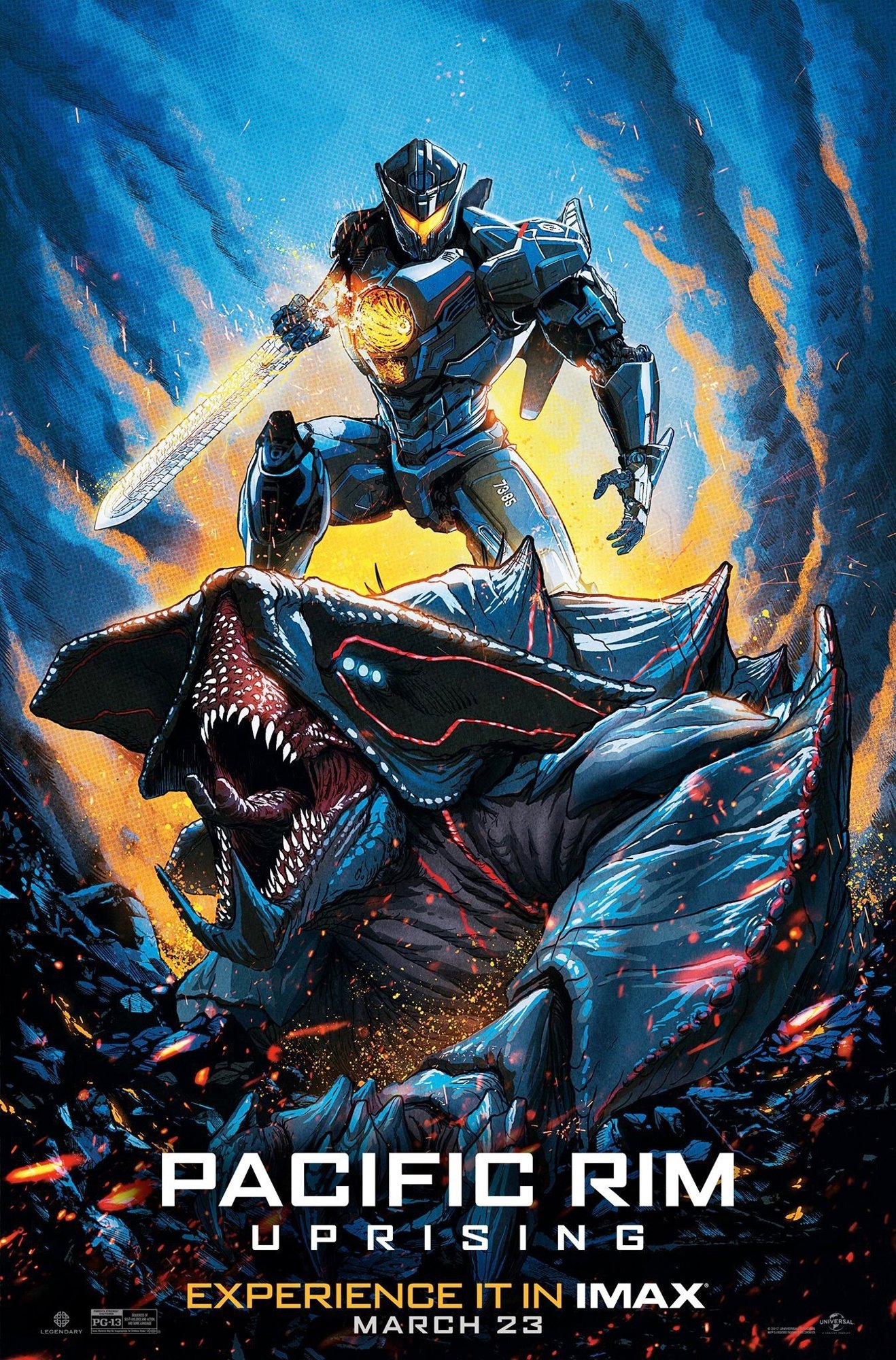 Poster of Universal Pictures' Pacific Rim Uprising (2018)