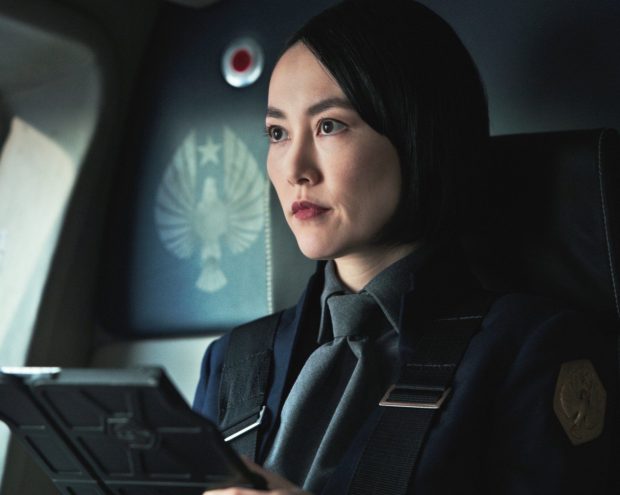 Rinko Kikuchi stars as Mako Mori in Universal Pictures' Pacific Rim Uprising (2018)