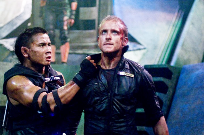 Cung Le stars as Manh and Ben Foster stars as Bower in Overture Films' Pandorum (2009)