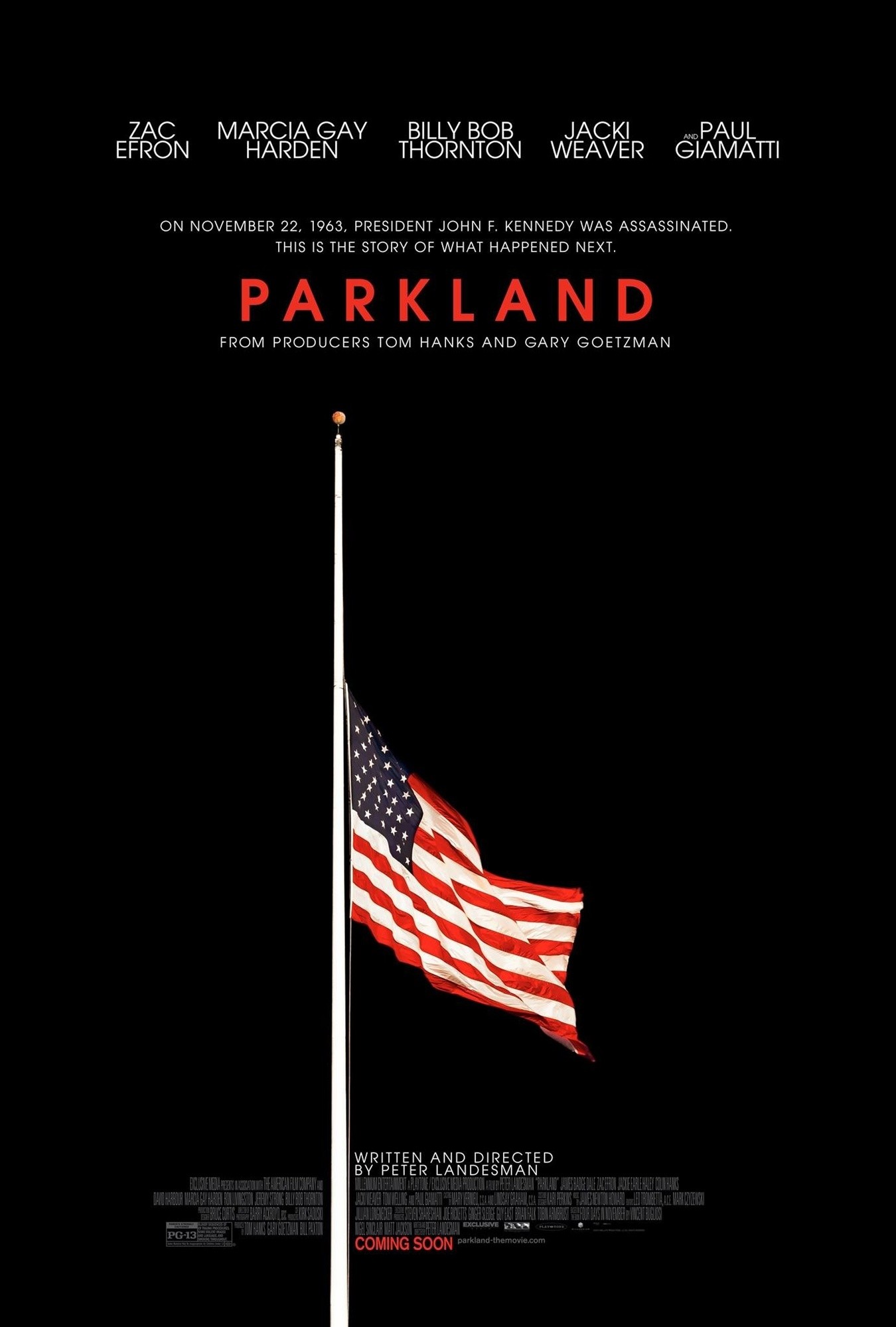 Poster of Exclusive Releasing's Parkland (2013)