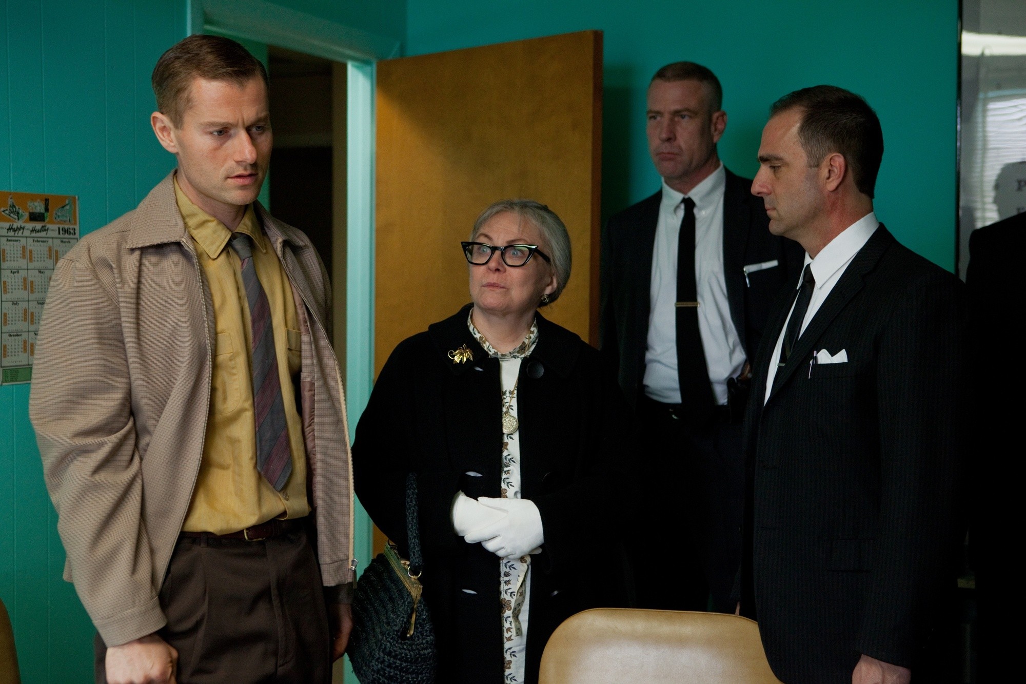 James Badge Dale stars as Robert Edward Lee Oswald, Jr. and Jacki Weaver stars as Marguerite Oswald in Exclusive Releasing's Parkland (2013)