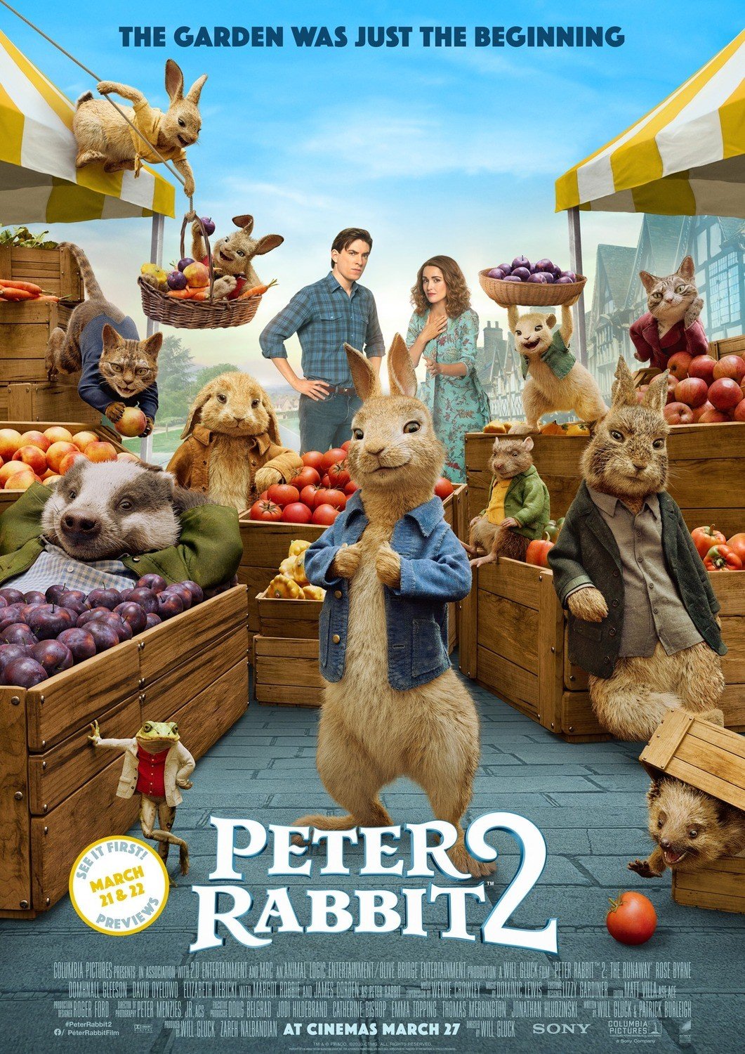 Poster of Sony Pictures' Peter Rabbit 2: The Runaway (2020)