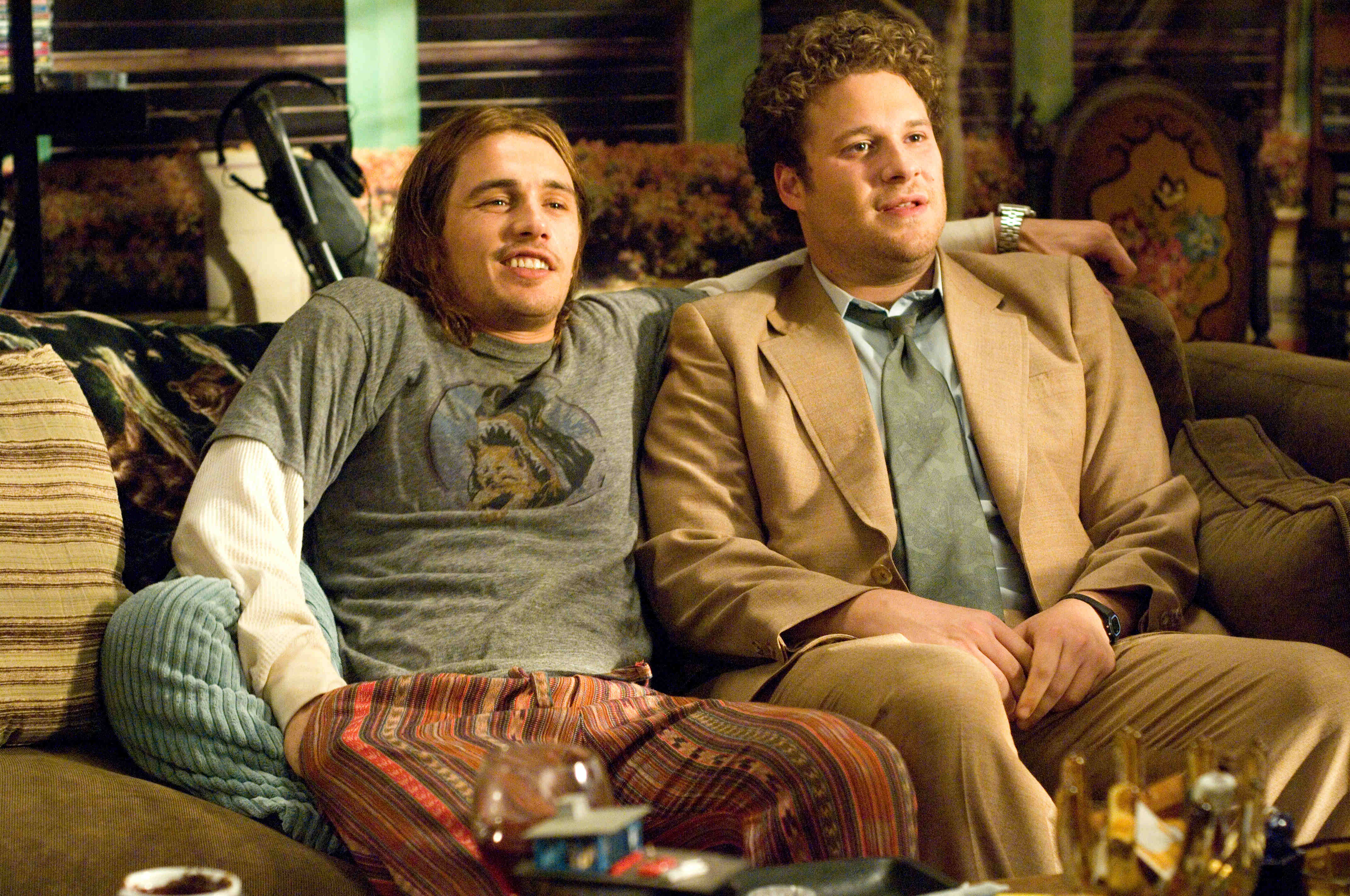 James Franco stars as Saul Silver and Seth Rogen stars as Dale Denton in Columbia Pictures' Pineapple Express (2008)
