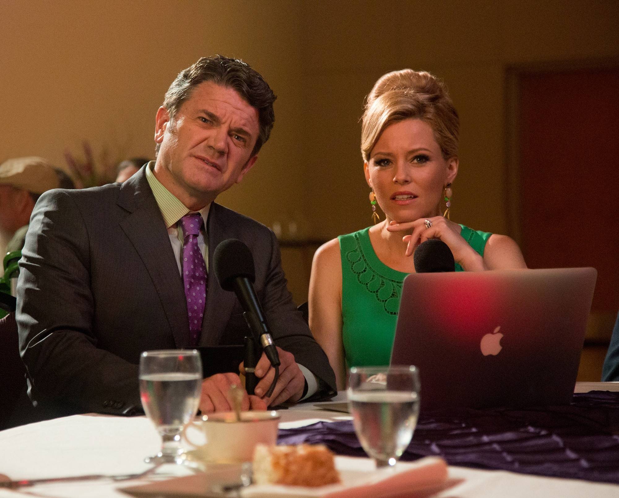 John Michael Higgins stars as John and Elizabeth Banks stars as Gail in Universal Pictures' Pitch Perfect 2 (2015)