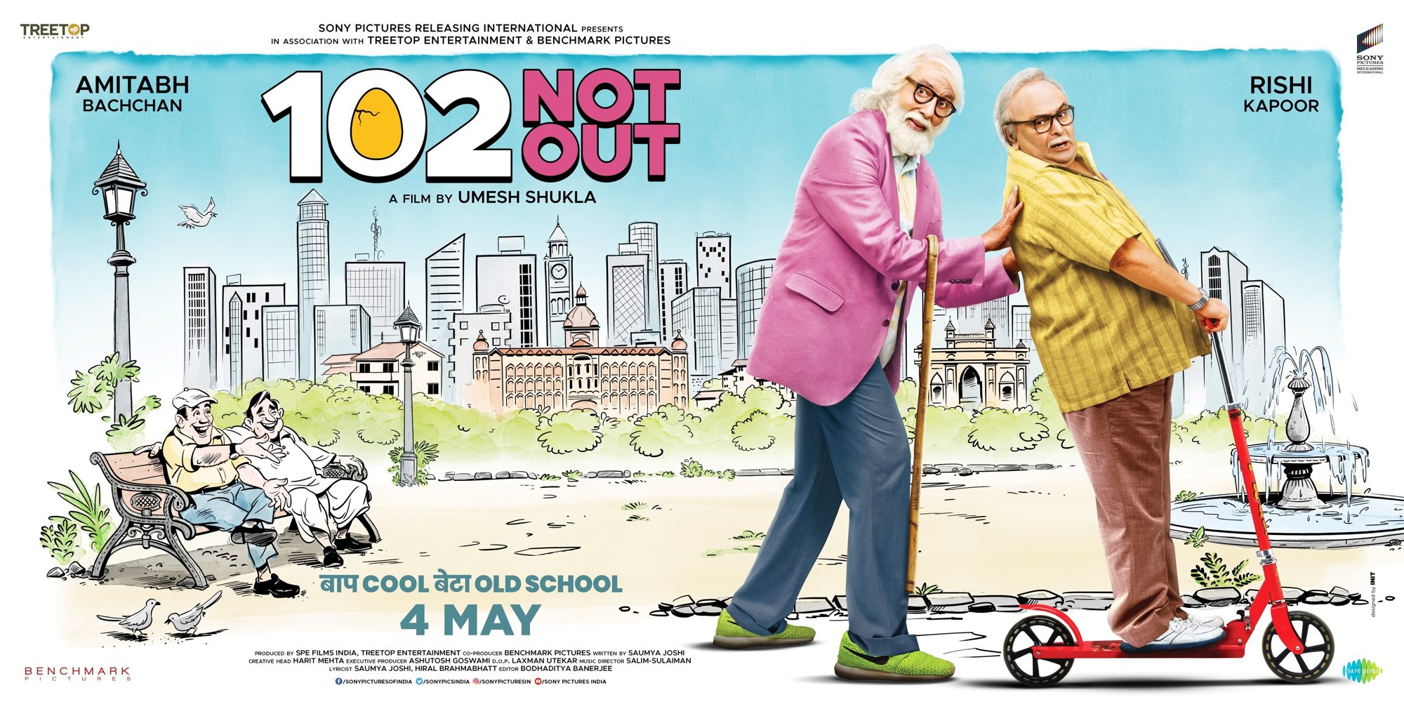 Poster of Sony Pictures India's 102 Not Out (2018)