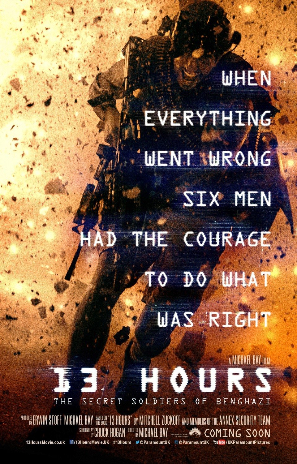 Poster of Paramount Pictures'  13 Hours: The Secret Soldiers of Benghazi (2016)