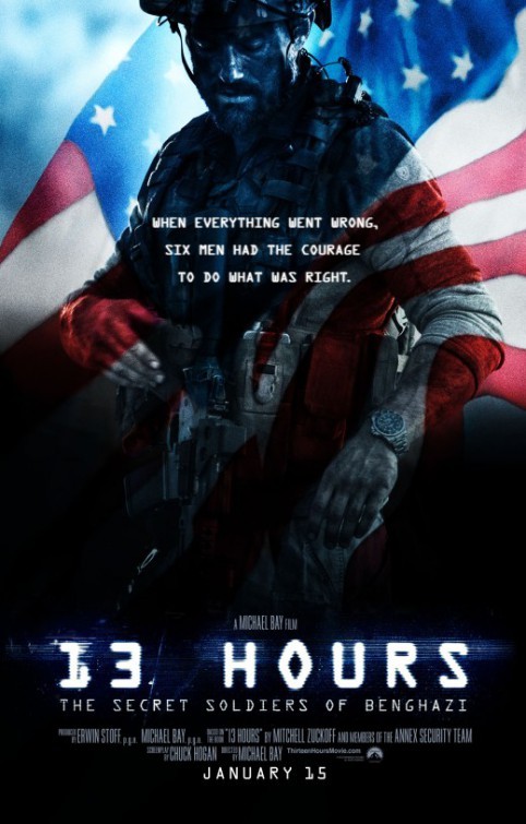 Poster of Paramount Pictures' 13 Hours: The Secret Soldiers of Benghazi (2016)