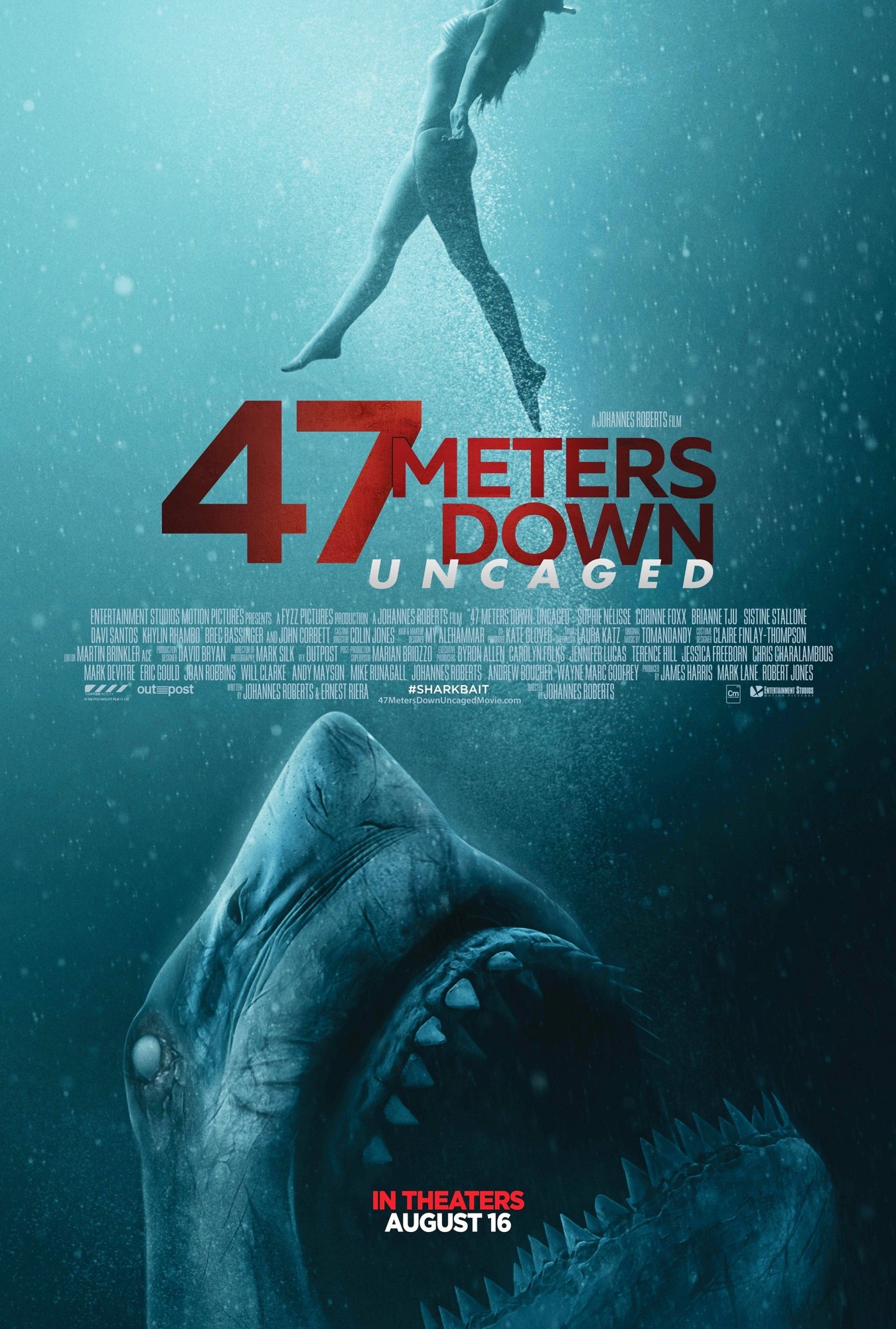 Poster of Entertainment Studios Motion Pictures' 47 Meters Down: Uncaged (2019)