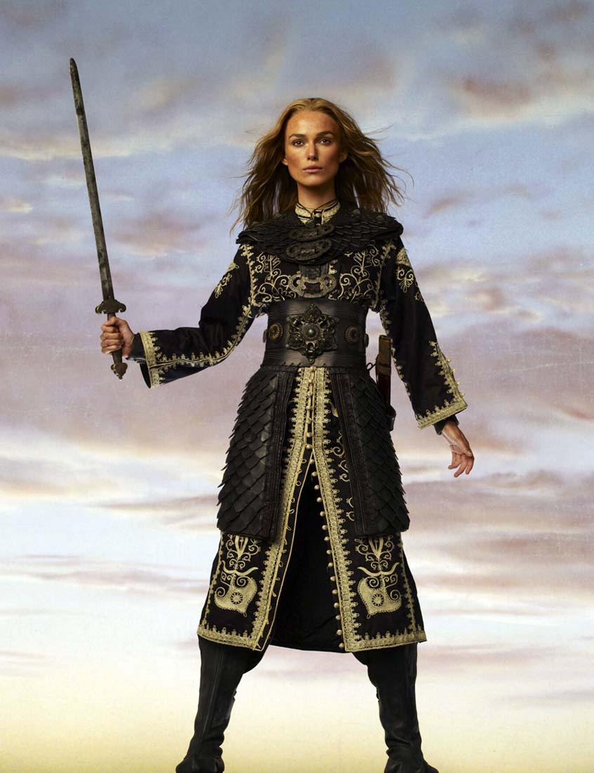 Keira Knightley as Elizabeth Swann in Pirates of the Caribbean Promo Photoshoot