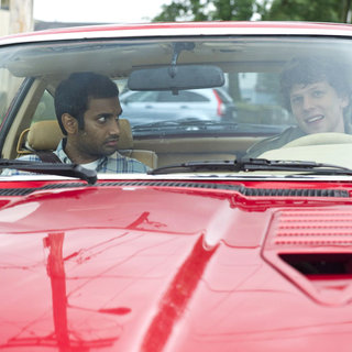 Aziz Ansari stars as Chet and Jesse Eisenberg stars as Nick in Columbia Pictures' 30 Minutes or Less (2011)