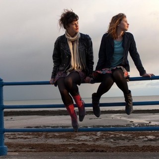 Felicity Jones stars as Beth and Jessica Brown Findlay stars as Emelia in IFC Films' Albatross (2012)