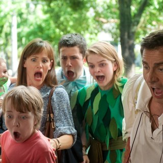 Ed Oxenbould, Jennifer Garner, Dylan Minnette, Kerris Dorsey and Steve Carell in Walt Disney Pictures' Alexander and the Terrible, Horrible, No Good, Very Bad Day (2014)