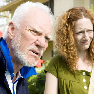 Malcolm McDowell stars as Mr. Farley and Judy Greer stars as Ginger Farley in Magnolia Pictures' Barry Munday (2010)