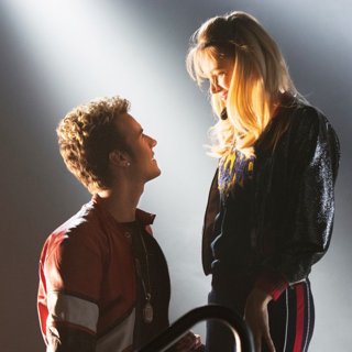 Nathan Keyes stars as Justin Timberlake and Natasha Bassett stars as Britney Spears in Lifetime's Britney Ever After (2017)