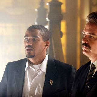Laz Alonso as Disantos and Michael Harney as Bettiger in After Dark Films' Captivity (2007)