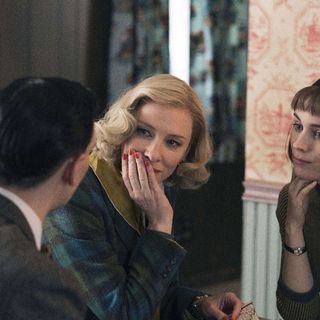 Cate Blanchett stars as Carol Aird and Rooney Mara stars as Therese Belivet in The Weinstein Company's Carol (2015)