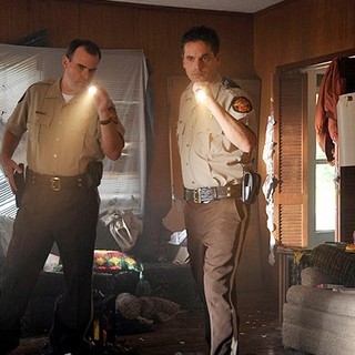 Alex Kendrick stars as Adam Mitchell and Kevin Downes stars as Shane Fuller in TriStar's Courageous (2011)